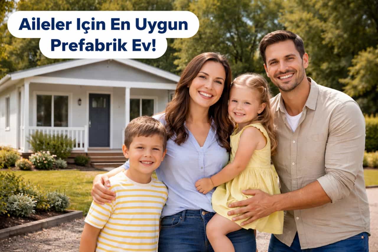 Aileler İçin En Uygun 2+1 Prefabrik Ev Planları
