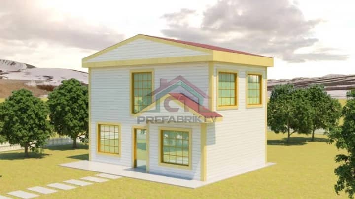 Çelik Ev 104m2 görünüş 1