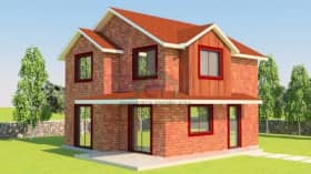 Çelik Ev 120m2 tasarım 2