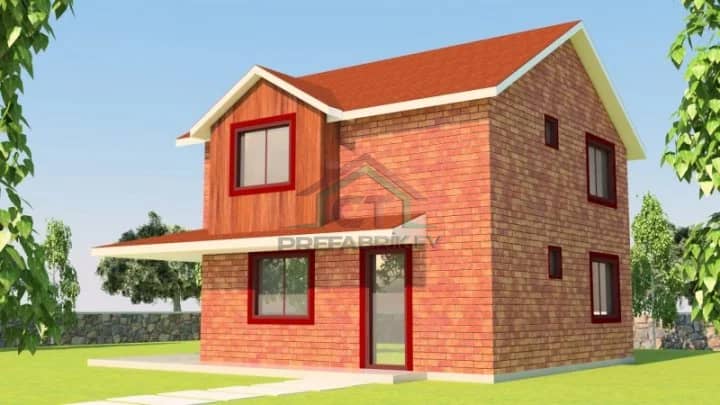 Çelik Ev 120m2 tasarım 1