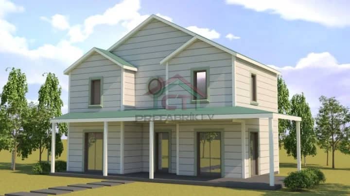 Çelik Ev 140m2 cephe 3