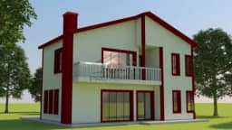 Çelik Ev 143m2 villa 5