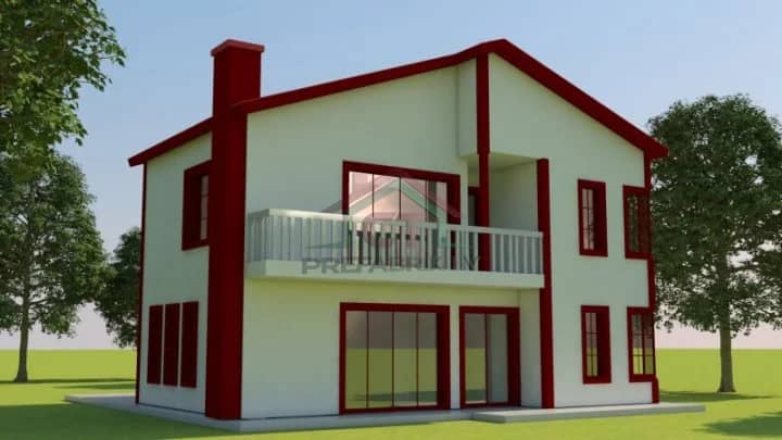 Çelik Ev 143m2 villa 5