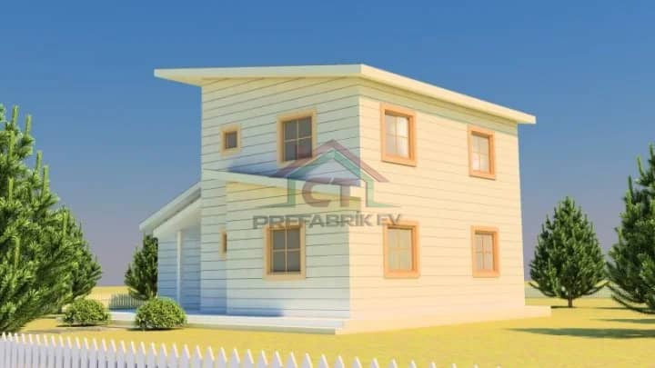 Çelik Ev 95m2 model 1