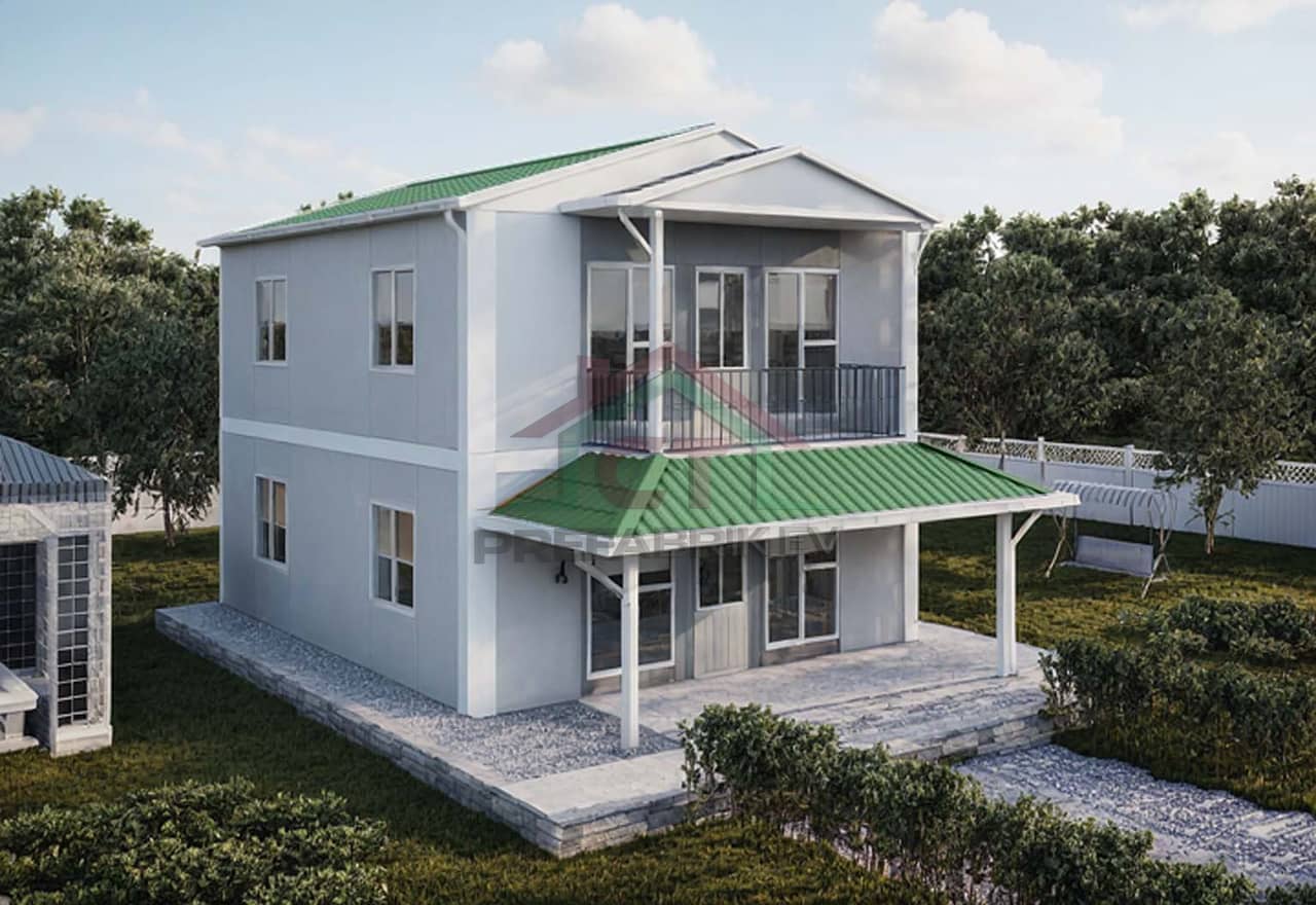 3+1 Çift Katlı Prefabrik Ev 122 m2 genel