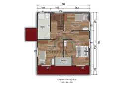 3+1 Çift Katlı Prefabrik Ev 131 m2 teknik 2