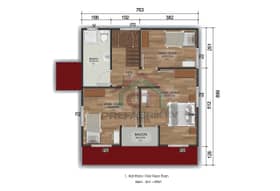 3+1 Çift Katlı Prefabrik Ev 131 m2 teknik 2