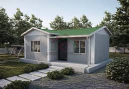 1+1 Tek Katlı Prefabrik Ev 40 m2 bina