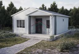 2+1 Tek Katlı Prefabrik Ev 53 m2 görünüş