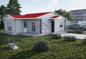 2+1 Tek Katlı Prefabrik Ev 77 m2 görsel