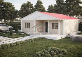 2+1 Tek Katlı Prefabrik Ev 84 m2 ev modeli