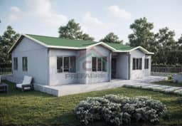 3+1 Tek Katlı Prefabrik Ev 112 m2 ana model