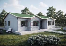 3+1 Tek Katlı Prefabrik Ev 112 m2 ana model
