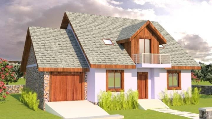 Prefabrik villa, dubleks prefabrik ev ve konteyner yapı çözümleri planlama görseli