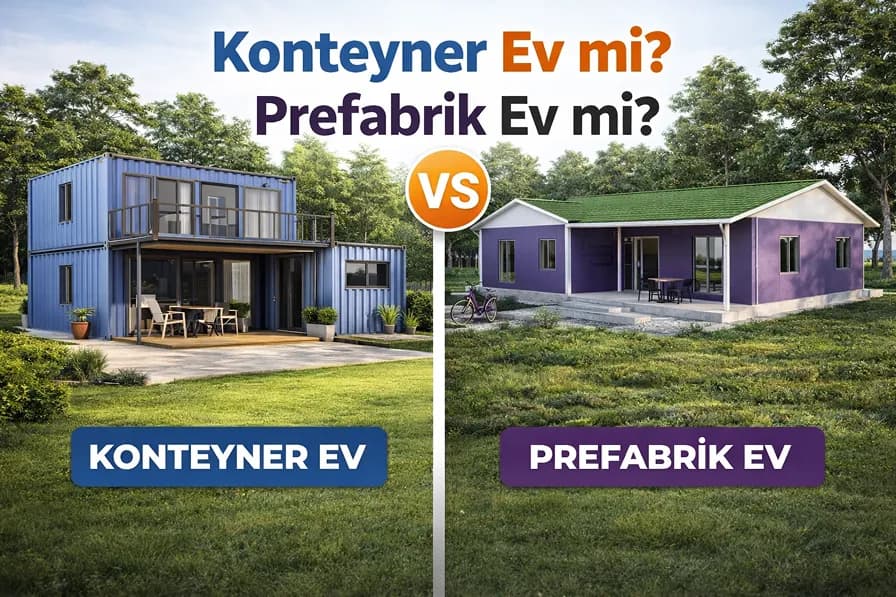 Konteyner Ev mi Prefabrik Ev mi?