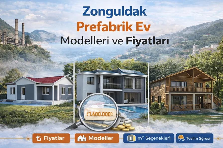 Zonguldak Prefabrik Ev Modelleri ve Fiyatları 2026