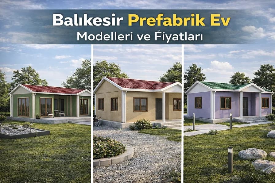 Balıkesir Prefabrik Ev Modelleri ve Fiyatları