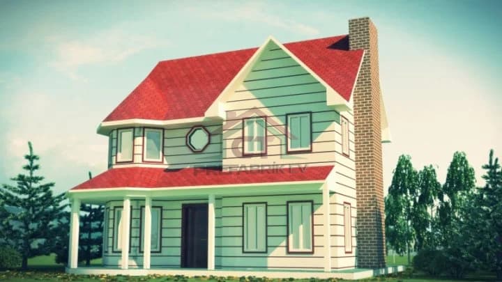 Çelik Ev 159m2 geniş 1