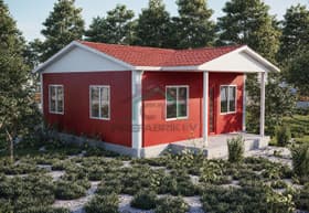 2+1 Tek Katlı Prefabrik Ev 45 m2 genel görünüm