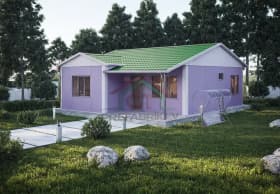 2+1 Tek Katlı Prefabrik Ev 68 m2 modern dış