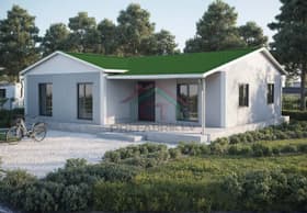 3+1 Tek Katlı Prefabrik Ev 117 m2 dış görünüş