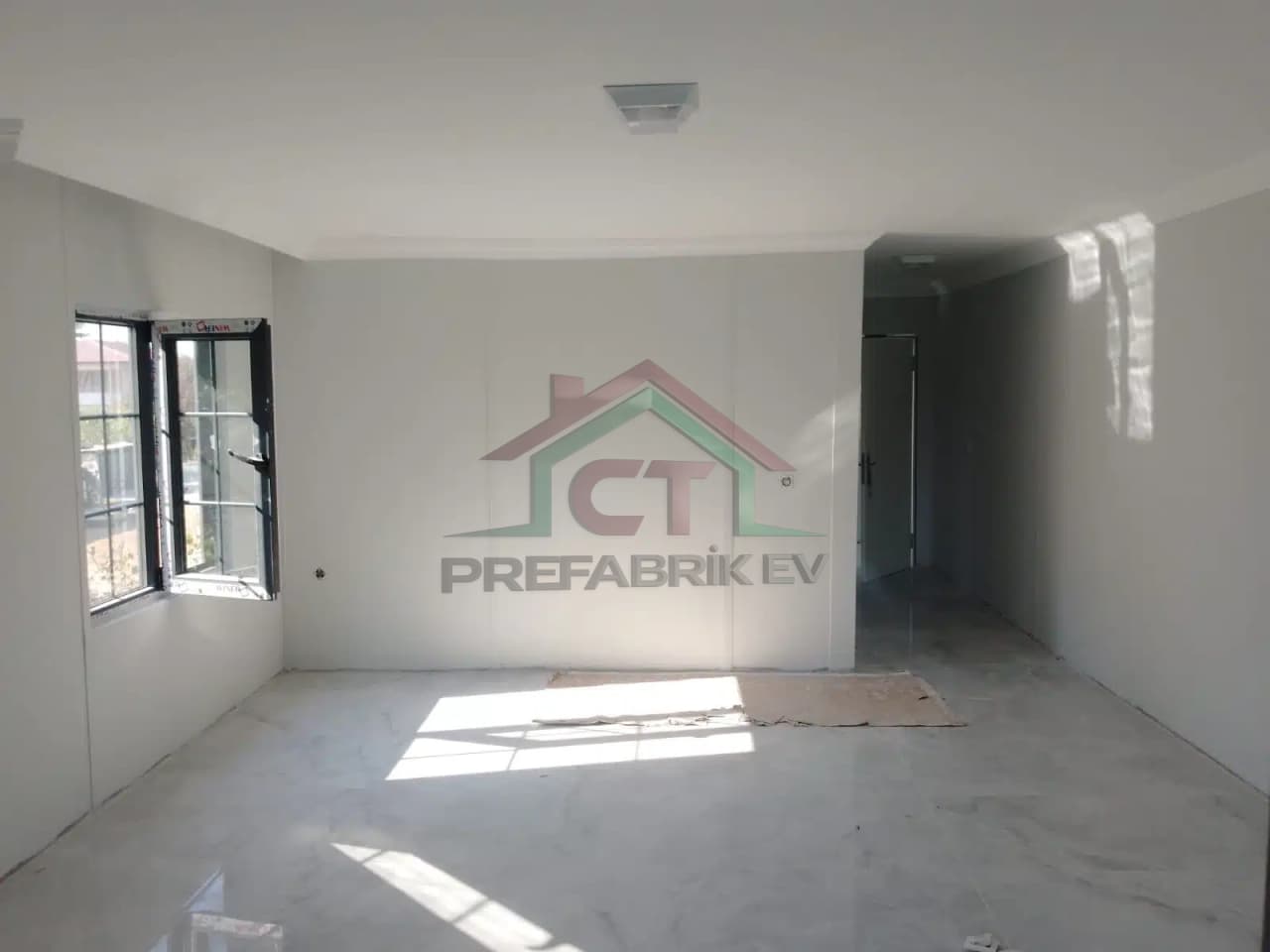 Sakarya Tek Katlı Prefabrik Ev Projesi | 2+1 42 m2 prefabrik ev projesi Sakarya görseli 1