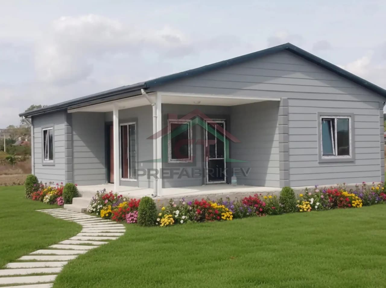 Bilecik Tek Katlı Prefabrik Ev Projesi | 3+1 120m2 | 2026 prefabrik ev projesi Bilecik görseli 1