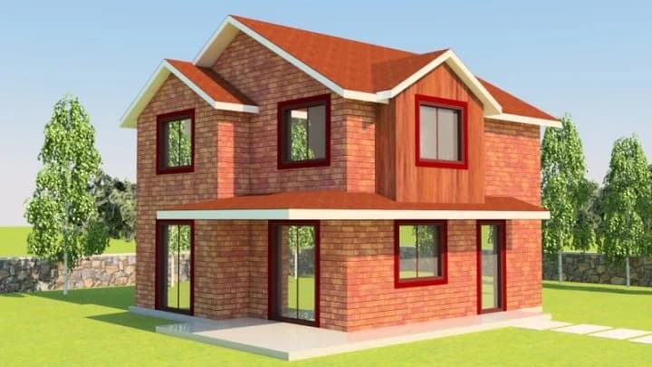 Çelik Ev 120m2 tasarım 2