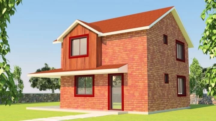 Çelik Ev 120m2 tasarım 1