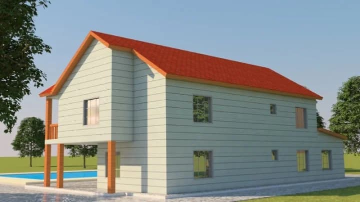 Çelik Ev 139m2 büyük ev 2