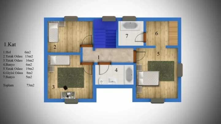 Çelik Ev 140m2 cephe 5