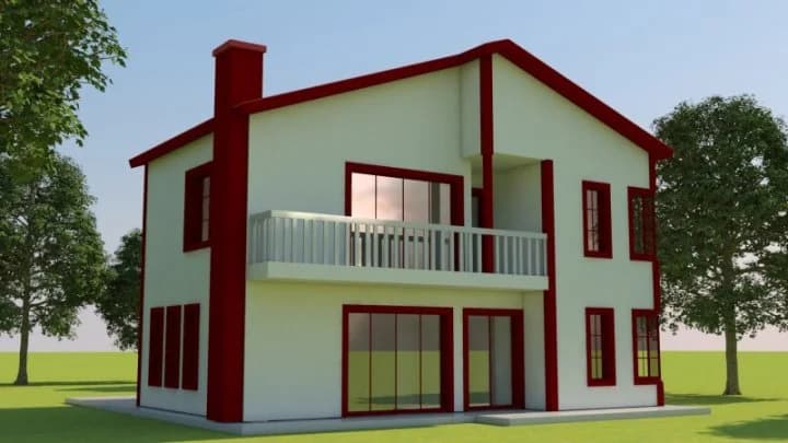 Çelik Ev 143m2 villa 5