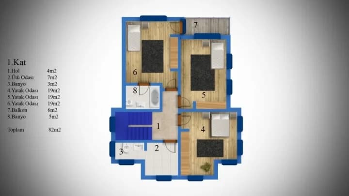 Çelik Ev 146m2 modern 5