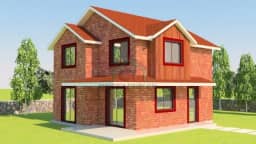 Çelik Ev 120m2 tasarım 2