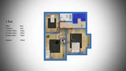 Çelik Ev 120m2 tasarım 3