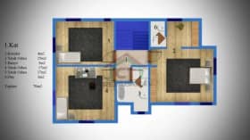 Çelik Ev 139m2 büyük ev 4