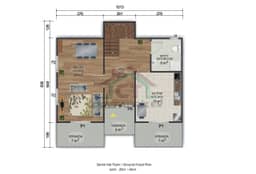 3+1 Çift Katlı Prefabrik Ev 158 m2 plan 2